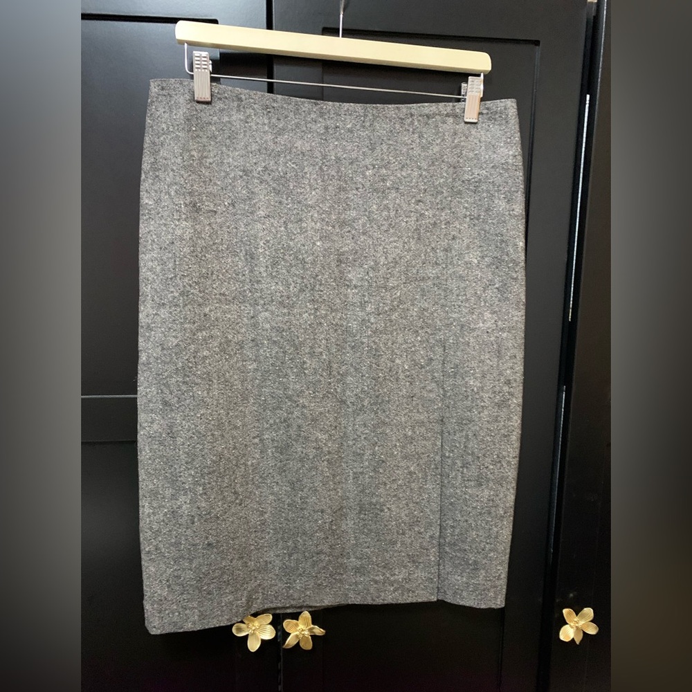 Talbots Classic Wool and Silk Pencil Skirt 12P fitted lined old money